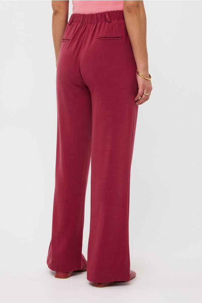 PANTS NIKKI HSS2535 108 WINE RED